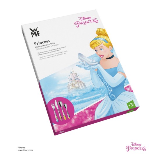 Set posate per bambini, 4 pezzi, acciaio inossidabile, "Princess" - WMF
