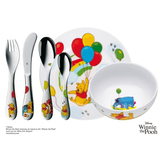 Kinderbestekset, 6-delig, "Winnie" - WMF
