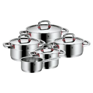 Set di pentole, acciaio inox, 9 pezzi, "Premium One" - WMF