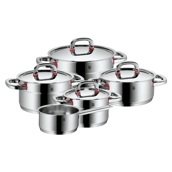 Set di pentole, acciaio inox, 9 pezzi, "Premium One" - WMF