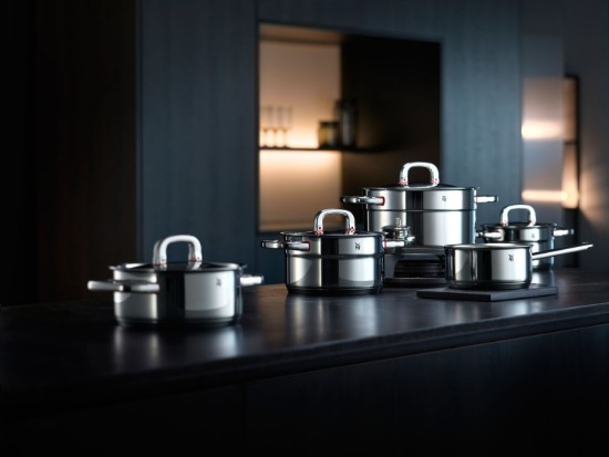 Set di pentole, acciaio inox, 9 pezzi, "Premium One" - WMF