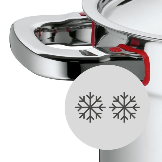 Set di pentole, acciaio inox, 9 pezzi, "Premium One" - WMF