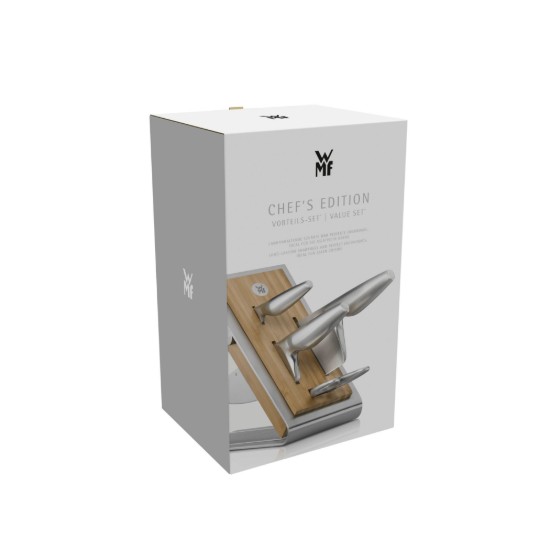 Set di coltelli da cucina con supporto per coltelli, 5 pezzi, "Chef's Edition" - WMF