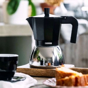 Caffettiera in acciaio inossidabile, 370ml, Nero - Monix