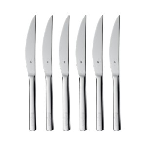 Set coltelli da bistecca 6 pezzi, acciaio inossidabile, 23 cm, "Nuova" - WMF