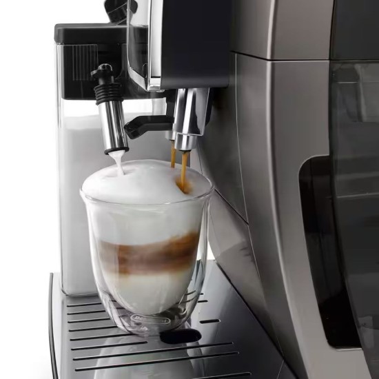 Espressoautomat 1450 W, "Dinamica Plus", Titanium Black - DeLonghi