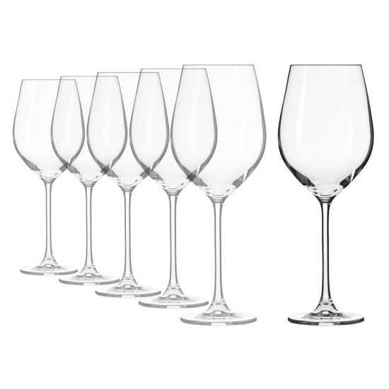 Set bicchieri acqua 6 pezzi, vetro cristallino, 500 ml, 'Splendour' - Krosno
