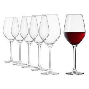 Set di 6 bicchieri da vino rosso 300 ml - Krosno