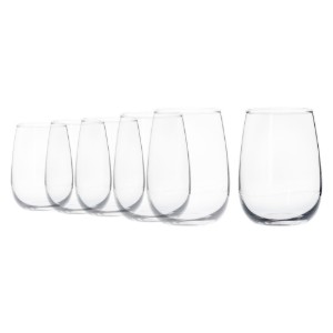 Set bicchieri 6 pezzi, 490 ml, vetro, "Ducale" - Borgonovo