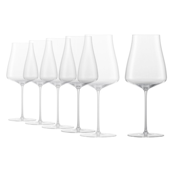 Set di bicchieri Merlot da 6 pezzi, vetro cristallino, 673 ml, "Classics Select" - Schott Zwiesel