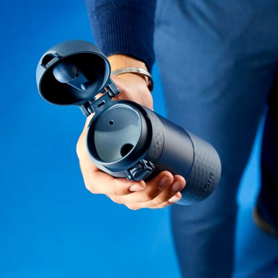 Tazza da viaggio, acciaio inossidabile, 360 ml Ash Navy - Ion8