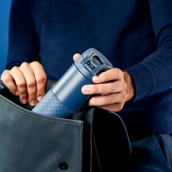 Tazza da viaggio, acciaio inossidabile, 360 ml Ash Navy - Ion8