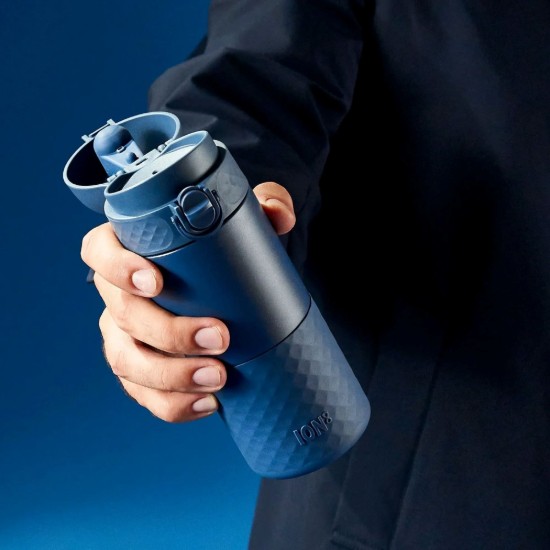 Tazza da viaggio, acciaio inossidabile, 360 ml Ash Navy - Ion8