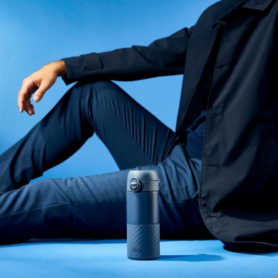 Tazza da viaggio, acciaio inossidabile, 360 ml Ash Navy - Ion8