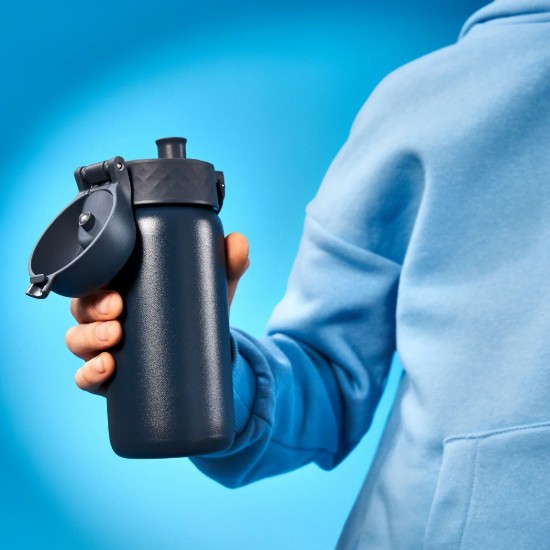 Borraccia per bambini, acciaio inossidabile, 400 ml, Ash Navy - Ion8