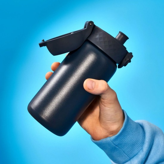 Borraccia per bambini, acciaio inossidabile, 400 ml, Ash Navy - Ion8