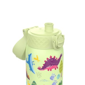 Children's water bottle, stainless steel, 400 ml, Dinosaurs - Ion8
