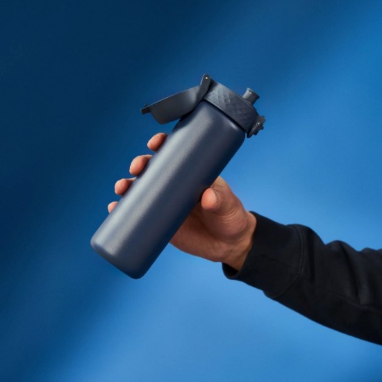 Waterfles "SLIM", roestvrij staal, 600 ml, Ash Navy - Ion8