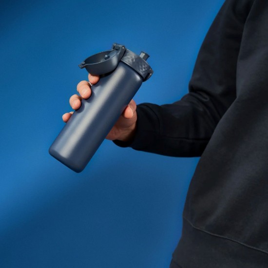 Waterfles "SLIM", roestvrij staal, 600 ml, Ash Navy - Ion8