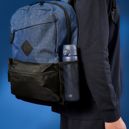 Waterfles "SLIM", roestvrij staal, 600 ml, Ash Navy - Ion8
