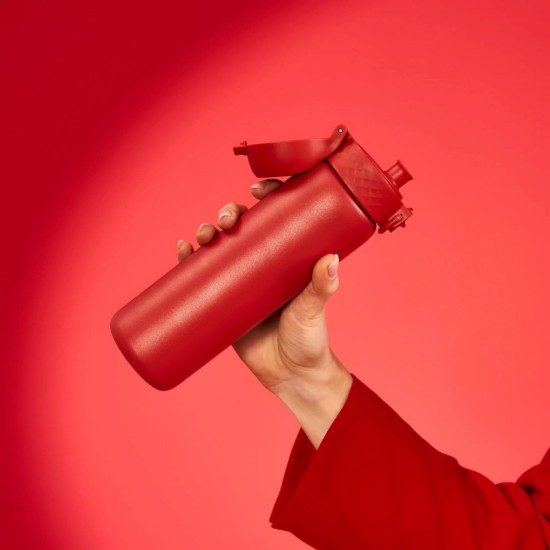 Borraccia "SLIM", acciaio inox, 600 ml, Red - Ion8