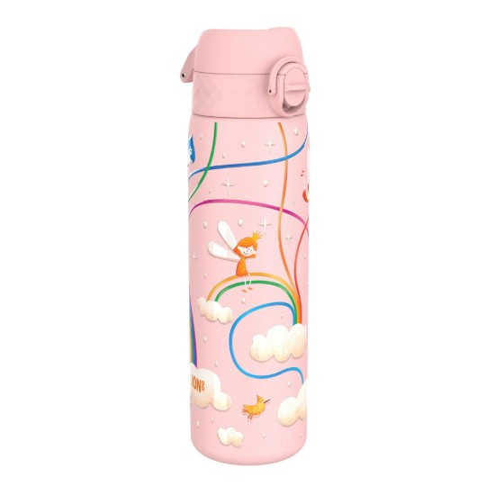 Gourde enfant "SLIM", inox, 600 ml, Fairies - Ion8