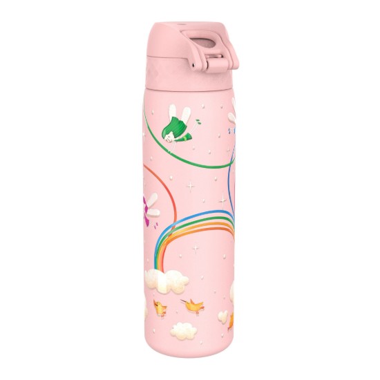 Gourde enfant "SLIM", inox, 600 ml, Fairies - Ion8