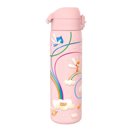 Gourde enfant "SLIM", inox, 600 ml, Fairies - Ion8