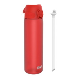 Borraccia "SLIM", con cannuccia inclusa, recyclon, 500 ml Rossa - Ion8