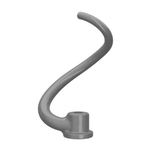 Deeghaak voor mixers met komlift, zilverkleurige coating - KitchenAid