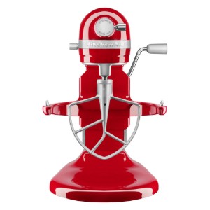 Platte klopper voor kom-lift mixers, zilverachtige coating - KitchenAid