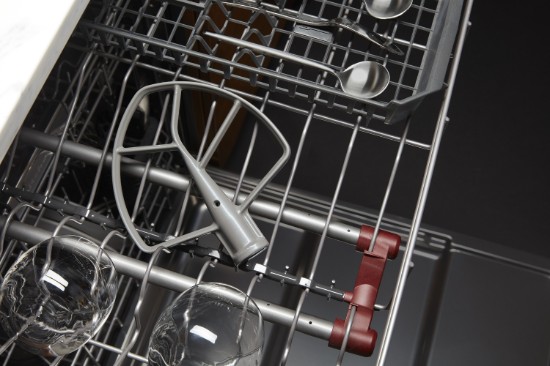 Platte klopper voor kom-lift mixers, zilverachtige coating - KitchenAid