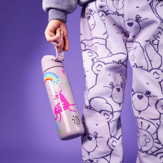 Μπουκάλι νερού "Slim", από ανοξείδωτο ατσάλι, 600 ml, Unicorns - Ion8