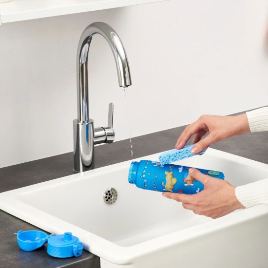"Slim" láhev na vodu pro děti, recyclon™, 500 ml, Airplanes - Ion8