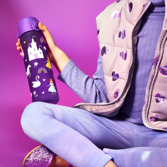 "Slim" vandflaske til børn, recyclon™, 500 ml, Princess - Ion8