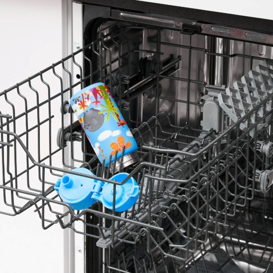 Waterfles voor kinderen, roestvrij staal, 400 ml Safari - Ion8