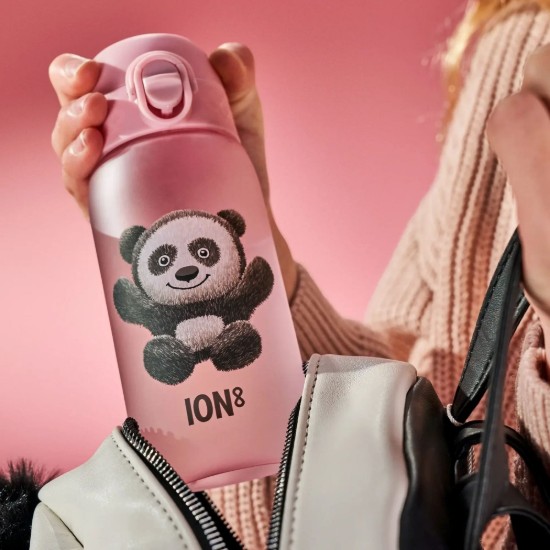 Waterfles voor kinderen, recyclon™, 350 ml, Panda - Ion8