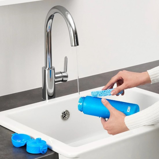 'Slim' waterfles, recyclon, 500ml, Blue - Ion8