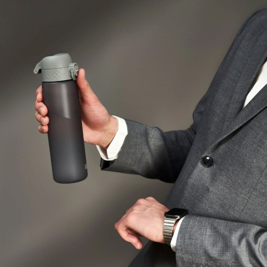 "Slim" vattenflaska, recyclon™, 500 ml, Grå - Ion8