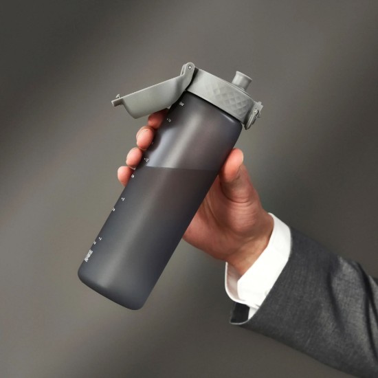"Slim" vattenflaska, recyclon™, 500 ml, Grå - Ion8