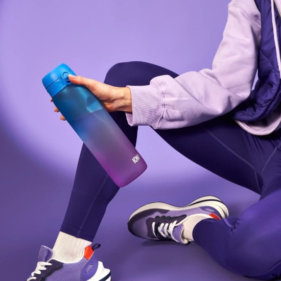 Veepudel "Times To Drink", recyclon™, 1L, Blue&Pink - Ion8