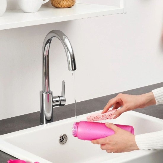 Waterfles "Slim", recyclon™, 500 ml, Roze - Ion8