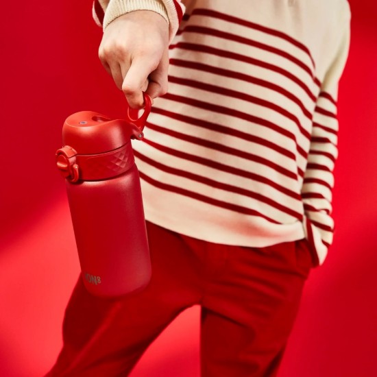 Waterfles, roestvrij staal, 320 ml, Rood - Ion8