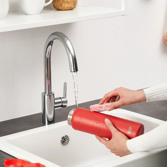 Water bottle, stainless steel, 920 ml, Red - Ion8