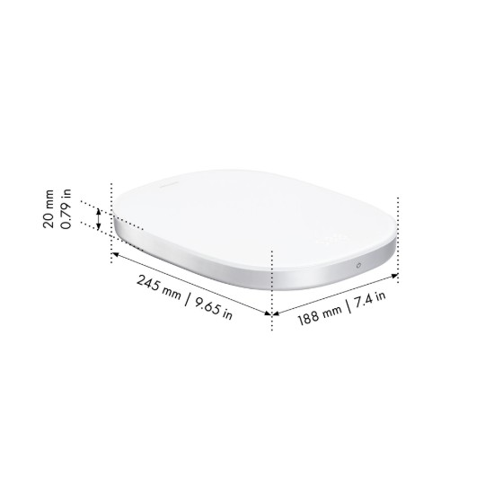 Digital kitchen scales, 10kg, "Enfinigy", Silver - Zwilling