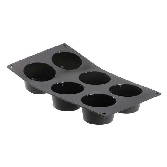 Silikoneform til 6 muffins, 30 x 17,5 cm - mærket "de Buyer"