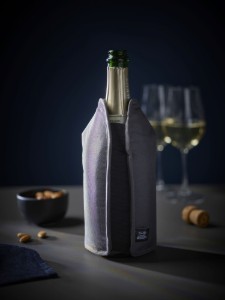 Manicotto di raffreddamento per bottiglie di vino, "Frizz", Grigio - Peugeot