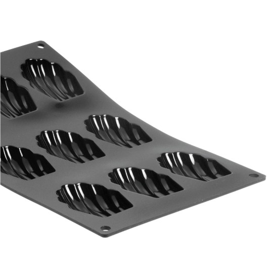 Stampo in silicone per 9 madlenes, 30 x 17,5 cm - marchio "de Buyer".