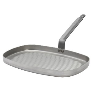 Bistecchiera "CARBONE PLUS", 38 x 26 cm - marchio "de Buyer".