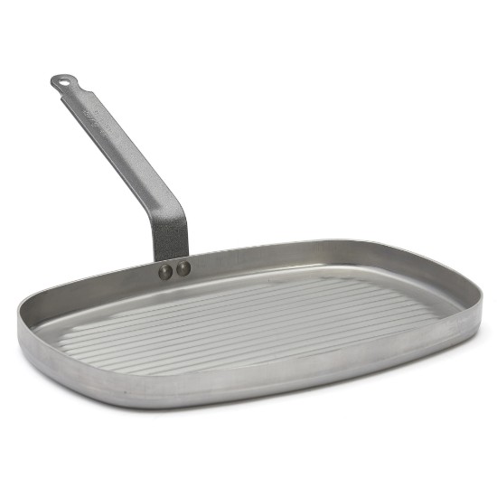 Bistecchiera "CARBONE PLUS", 38 x 26 cm - marchio "de Buyer".